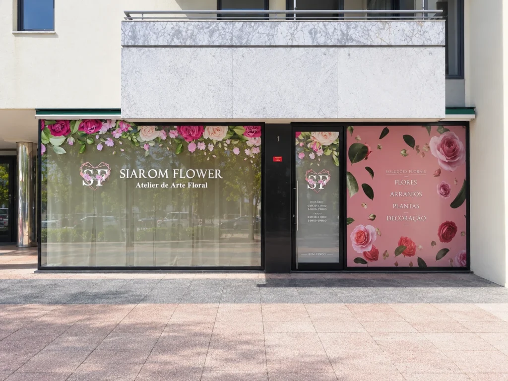 Siarom Flower — Decoração floral da montra