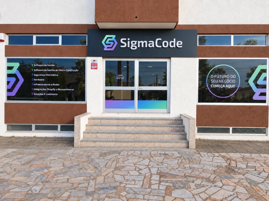 SigmaCode — entrada e montras — apresentação do trabalho aplicado