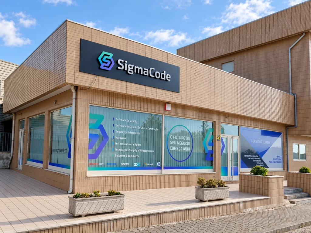SigmaCode — fachada de esquina — apresentação do trabalho aplicado