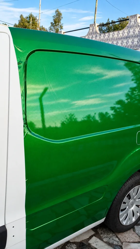 Washit — Aplicação — efeito metalizado e reflexos no vinil